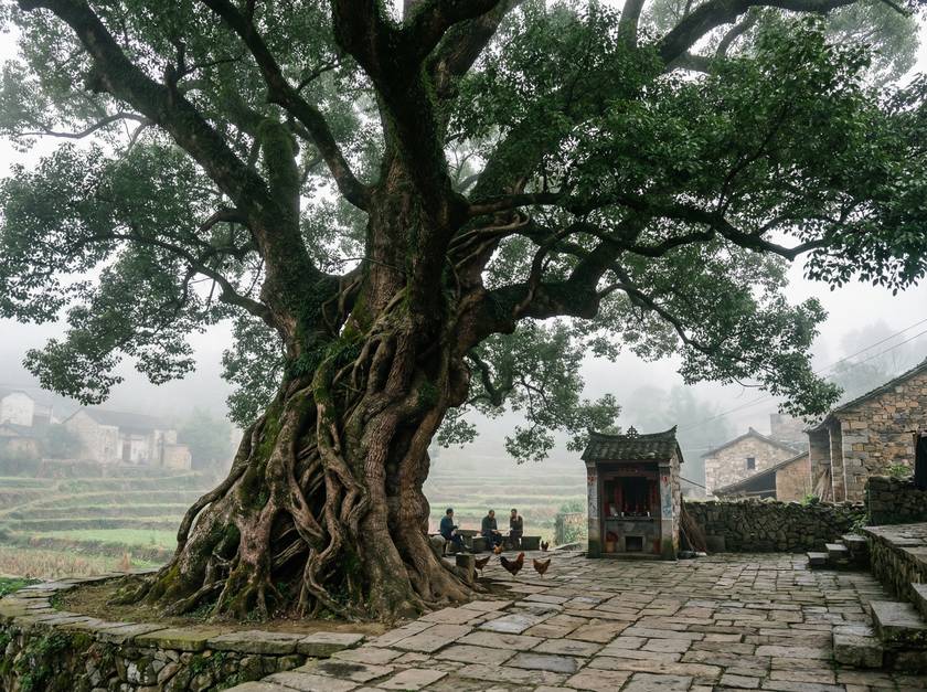 黑丝樟树文化视频